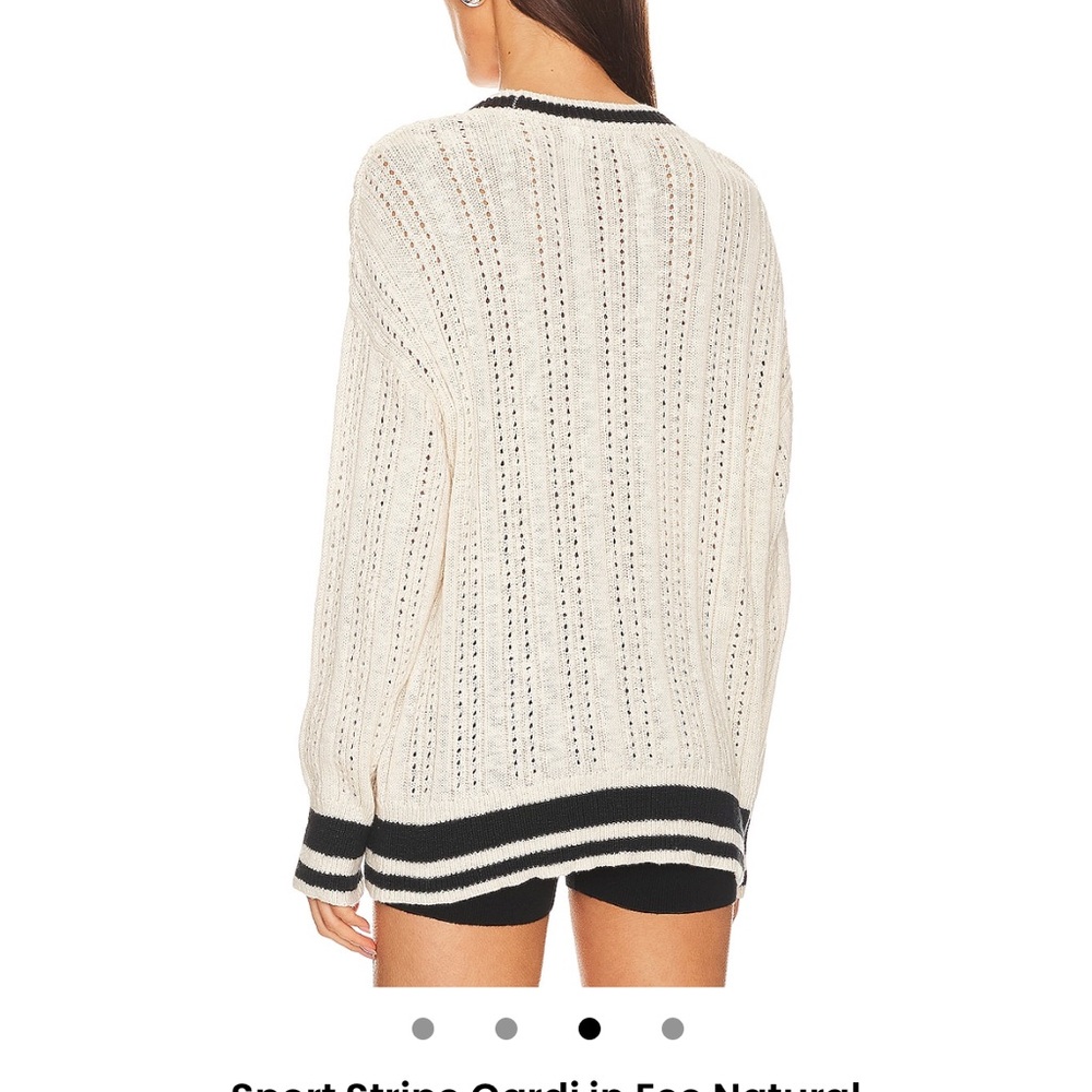 Sanctuary Sport Stripe Cardi in Eco Natural XS - Picture 5 of 8